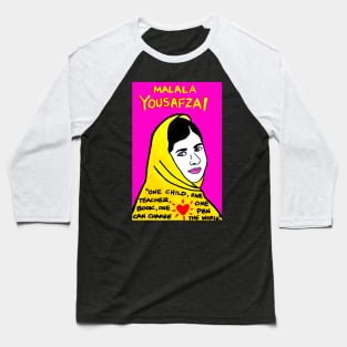 Malala Yousafzai Baseball T-Shirt